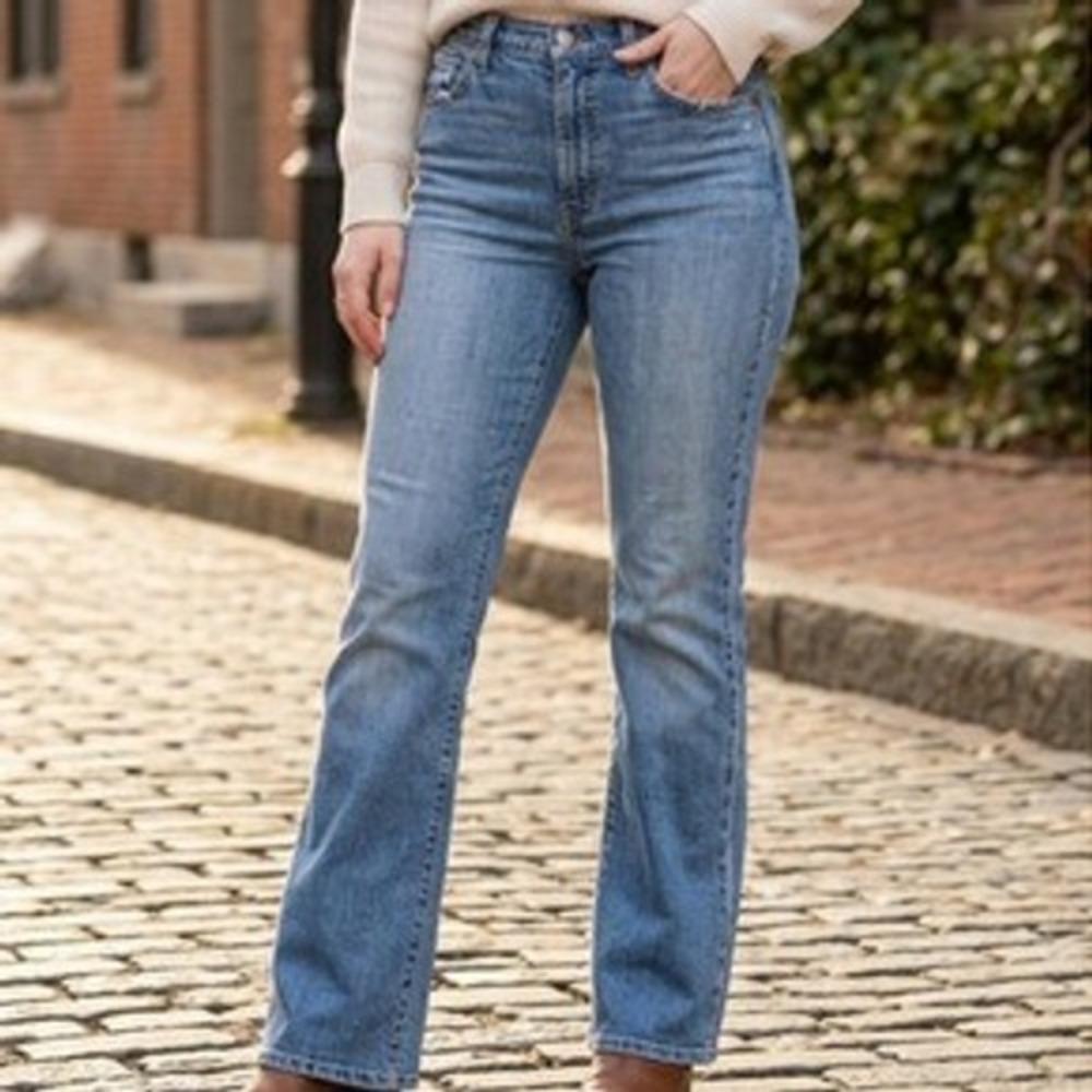 Levis 515 Bootcut Jeans Medium Wash Stretch Denim 18 M‎